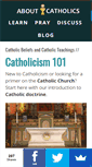 Mobile Screenshot of aboutcatholics.com